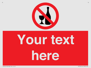 Custom prohibition no alcohol